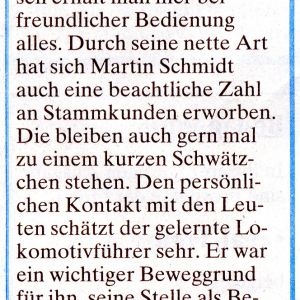 Zeitungsbericht in der Badischen Zeitung "Der Kräuterspezialist"